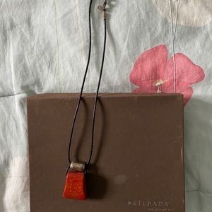 Red Stone Silpada Necklace